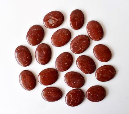 Red Jasper Pocket Stones (Generosity and Balance)  DestGlow