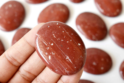 Red Jasper Pocket Stones (Generosity and Balance)  DestGlow