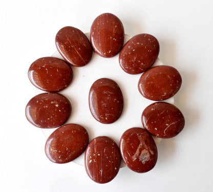 Red Jasper Pocket Stones (Generosity and Balance)  DestGlow