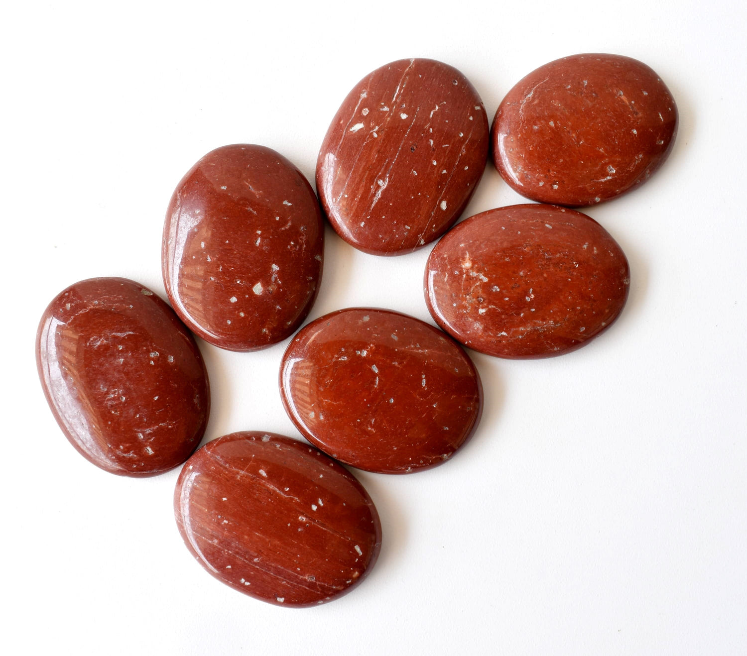 Red Jasper Pocket Stones (Generosity and Balance)  DestGlow