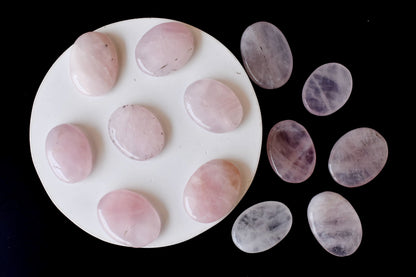 Rose Quartz Pocket Stones (Anxiety Relief and Relaxation)  DestGlow