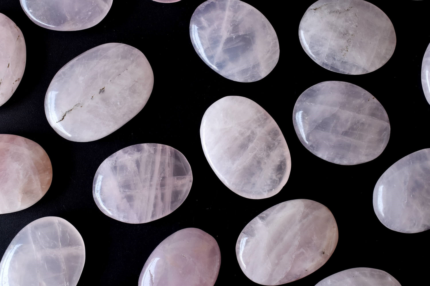 Rose Quartz Pocket Stones (Anxiety Relief and Relaxation)  DestGlow