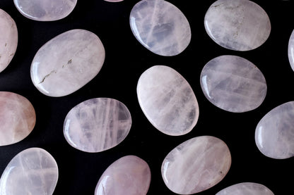 Rose Quartz Pocket Stones (Anxiety Relief and Relaxation)  DestGlow