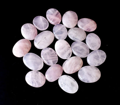 Rose Quartz Pocket Stones (Anxiety Relief and Relaxation)  DestGlow
