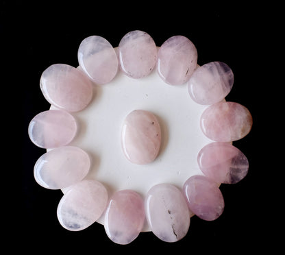 Rose Quartz Pocket Stones (Anxiety Relief and Relaxation)  DestGlow