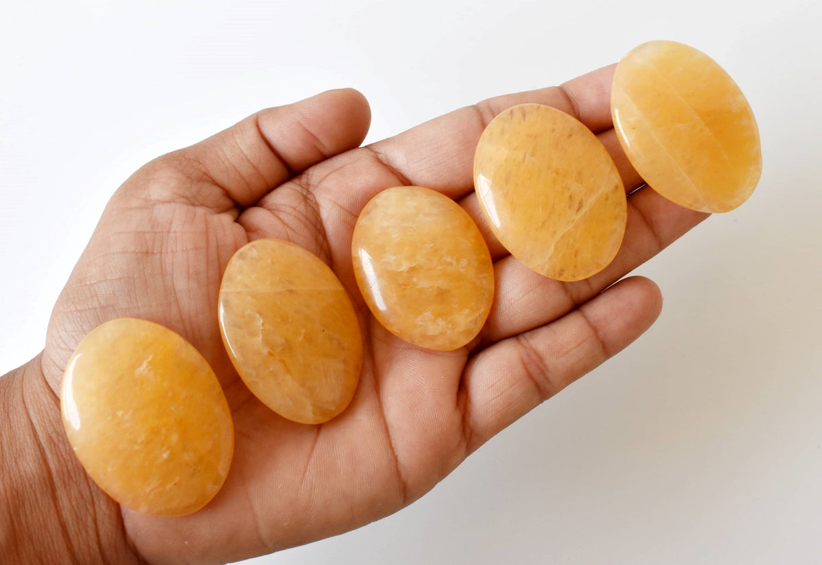 Yellow Aventurine Pocket Stones (Strength and Intuition )  DestGlow