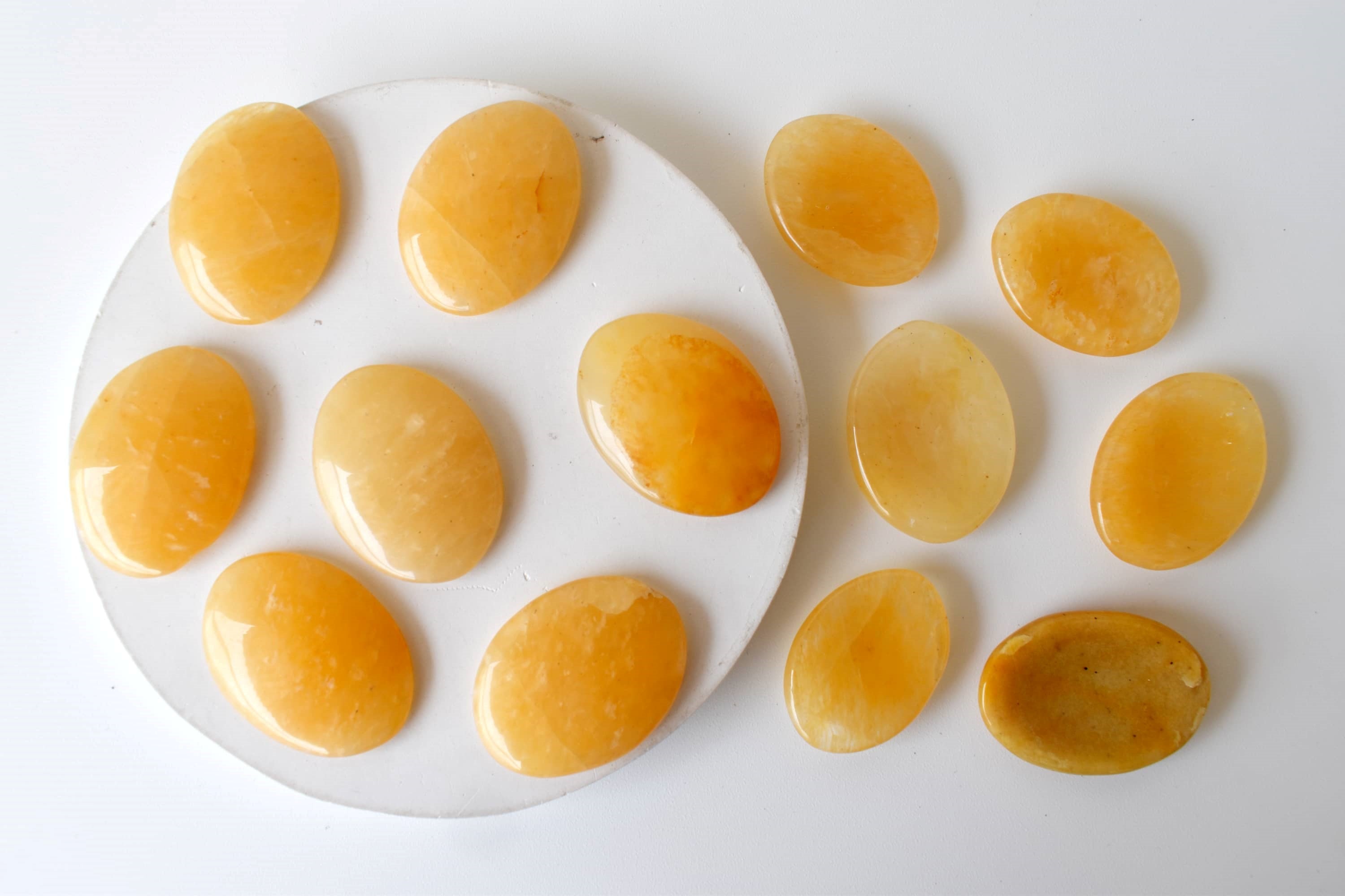 Yellow Aventurine Pocket Stones (Strength and Intuition )  DestGlow
