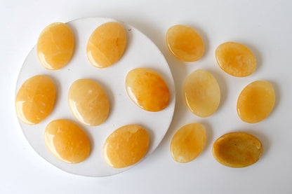 Yellow Aventurine Pocket Stones (Strength and Intuition )  DestGlow