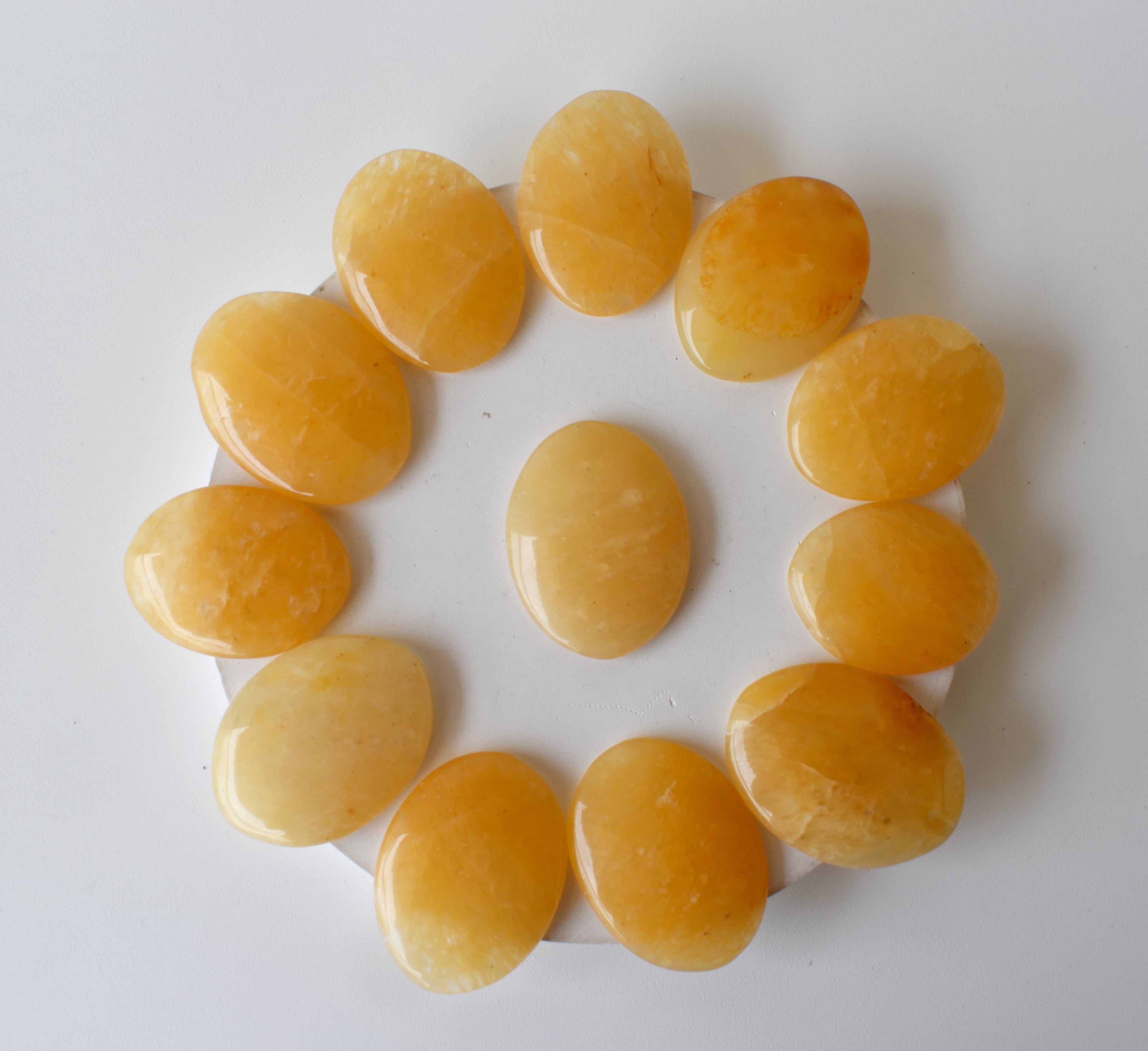 Yellow Aventurine Pocket Stones (Strength and Intuition )  DestGlow