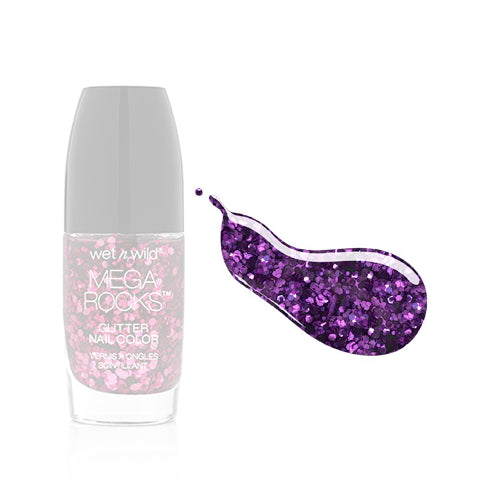 WET N WILD Megarocks Glitter Nail Color 