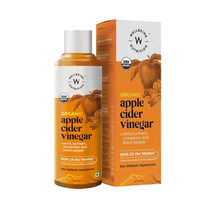 Wellbeing Nutrition Glow Korean Marine Collagen Peptides &amp; Organic Apple Cider Vinegar with 2X Mother Combo