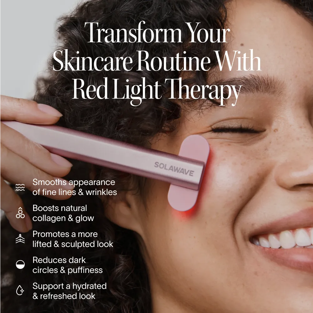 4-in-1 Red Light Therapy Wand &amp; Activating Serum Kit