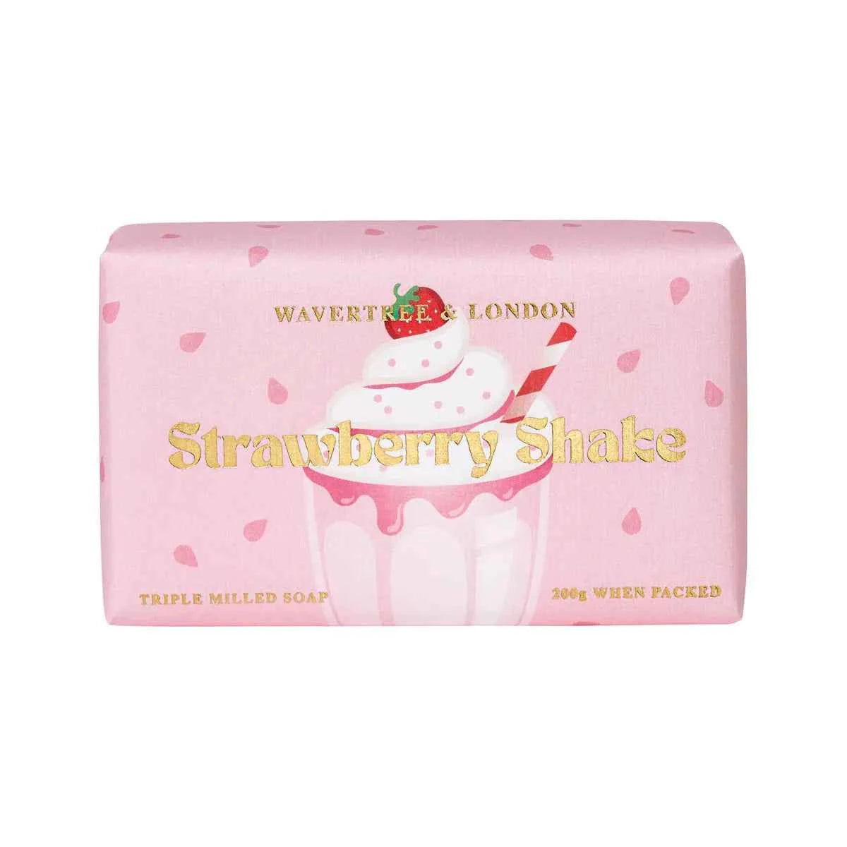 Wavertree &amp; London Strawberry Shake Soap Bar 7 Oz