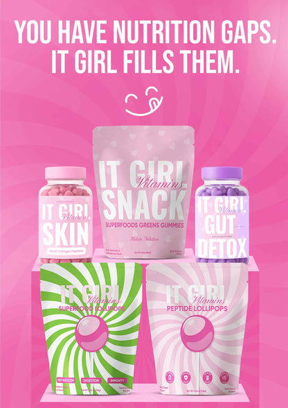 It Girl Beauty Lollipops - Collagen Peptides &amp; Vitamin C Healthy Candy for Skin, Hair, Nails
