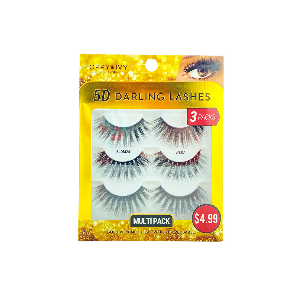 ABSOLUTE Poppy &amp; Ivy 5D Darling Lashes (3-Pack) - Wera - accessories