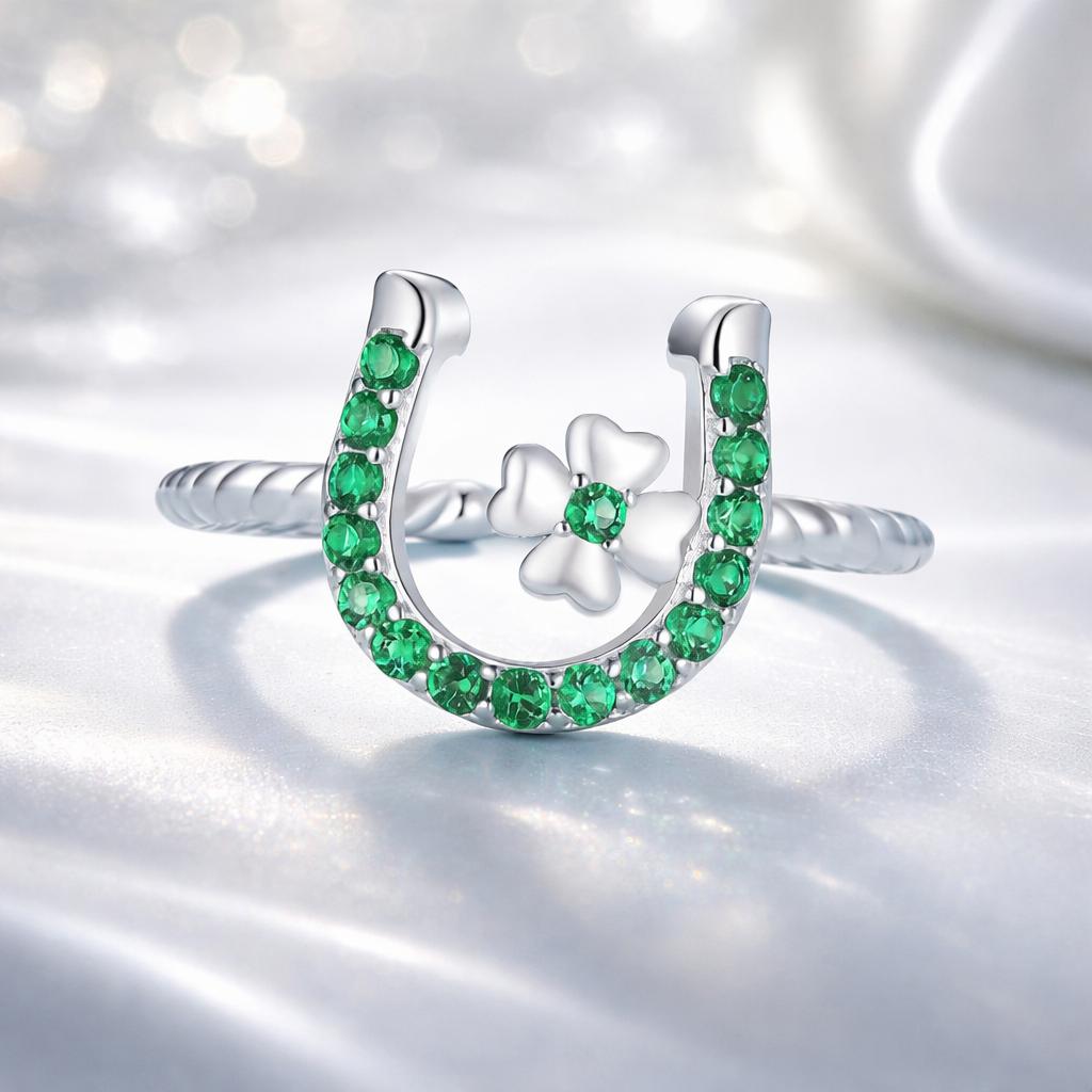 925 Sterling Silver Plated Platinum CZ Ring for Women by Bids.com