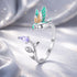 925 Sterling Silver 0.16cm Pavé Setting CZ Ring by Bids.com