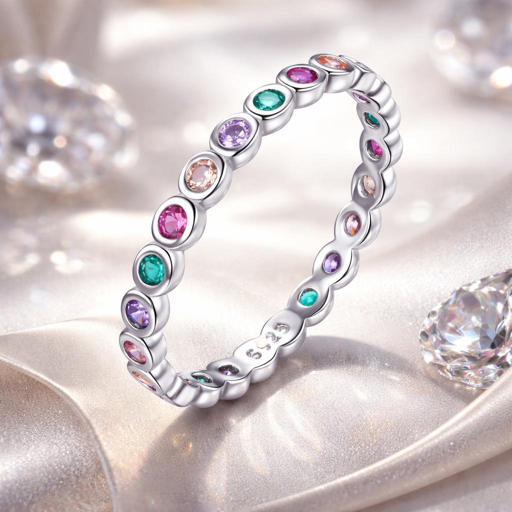 925 Sterling Silver CZ Pavé Setting Ring Size 6.0 for Women by Bids.com