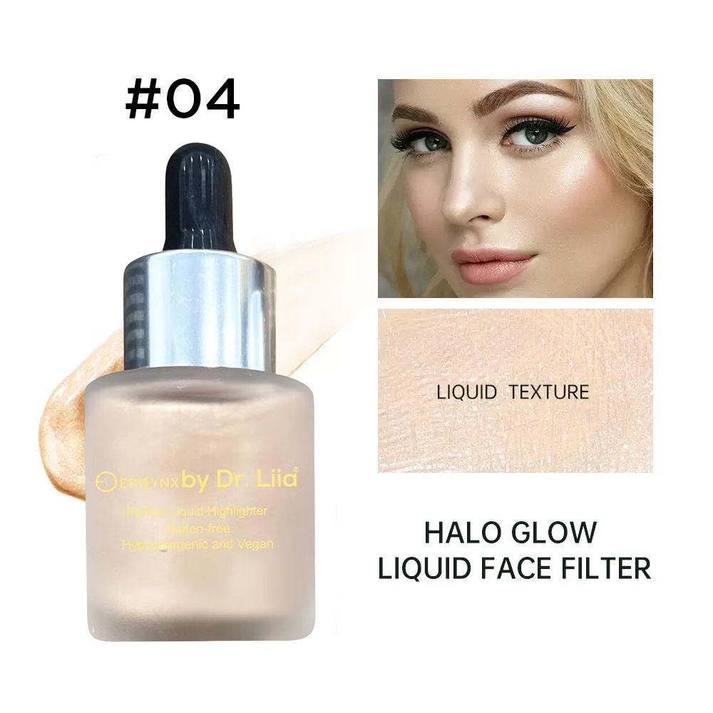Perfect Liquid Highlighter Drops – Dewy, Luminous Glow (Vegan, Gluten-Free) by EpiLynx