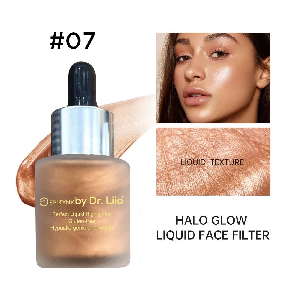 Perfect Liquid Highlighter Drops – Dewy, Luminous Glow (Vegan, Gluten-Free) by EpiLynx