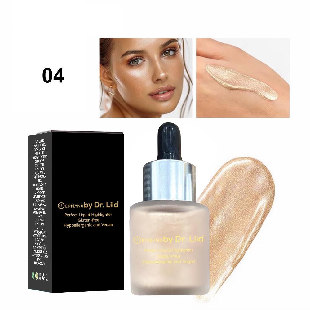 Perfect Liquid Highlighter Drops – Dewy, Luminous Glow (Vegan, Gluten-Free) by EpiLynx
