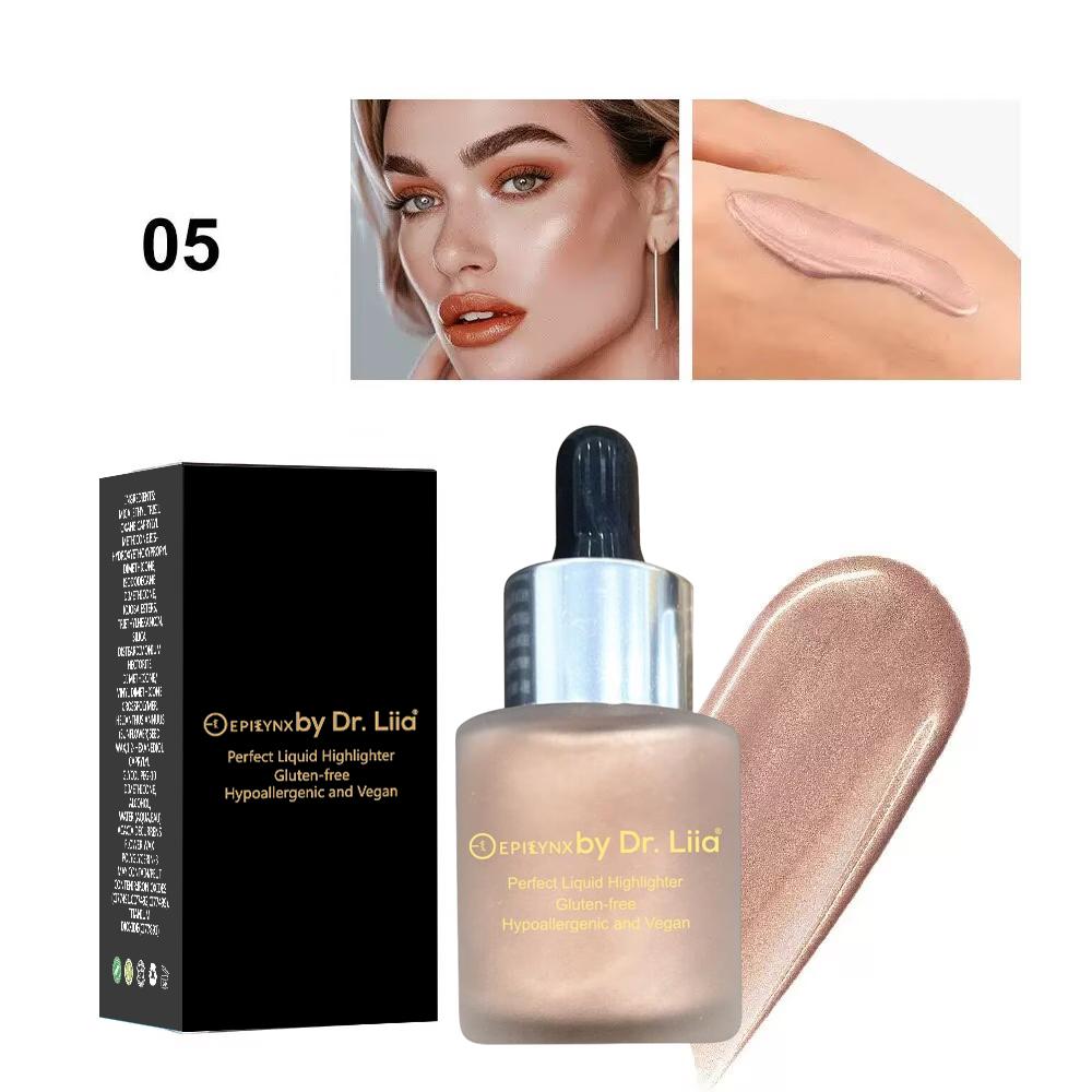 Perfect Liquid Highlighter Drops – Dewy, Luminous Glow (Vegan, Gluten-Free) by EpiLynx