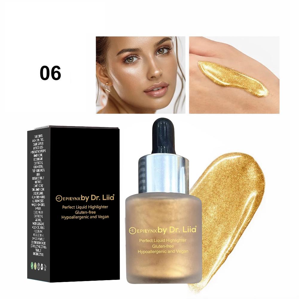 Perfect Liquid Highlighter Drops – Dewy, Luminous Glow (Vegan, Gluten-Free) by EpiLynx