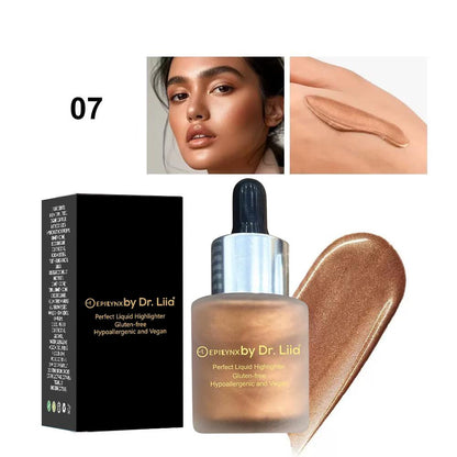 Perfect Liquid Highlighter Drops – Dewy, Luminous Glow (Vegan, Gluten-Free) by EpiLynx