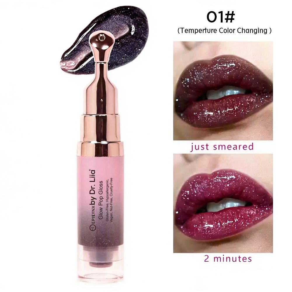 Glow Pop Gloss &amp; Lip Treatment – Radiant Shine &amp; pH Color-Shift