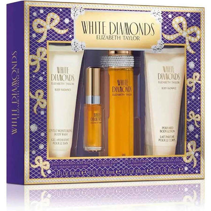 White Diamonds By Elizabeth Taylor For Women (4Pc Gift Set)