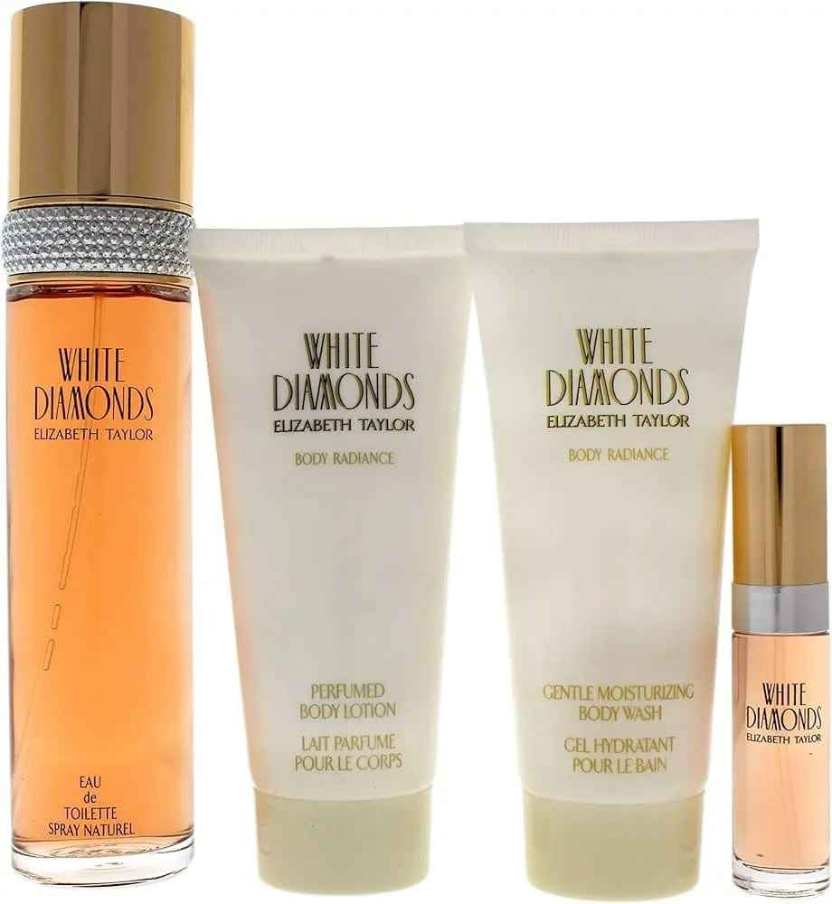 White Diamonds By Elizabeth Taylor For Women (4Pc Gift Set)