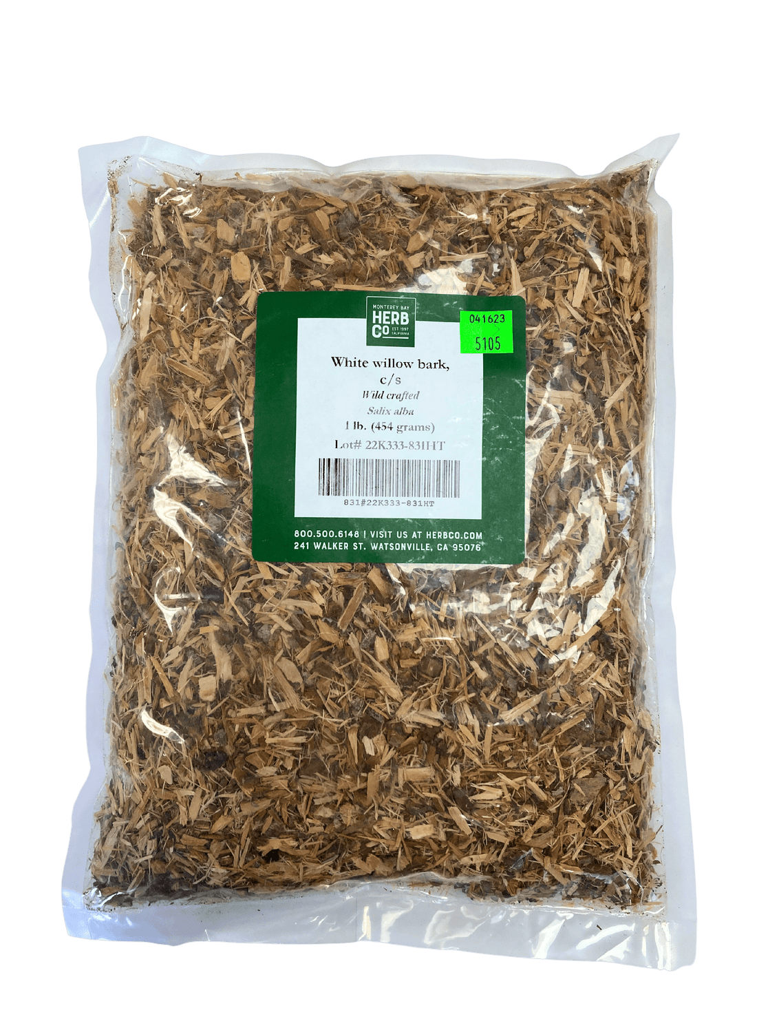 White Willow Bark, Cut, Sifted by Country Life Natural Foods