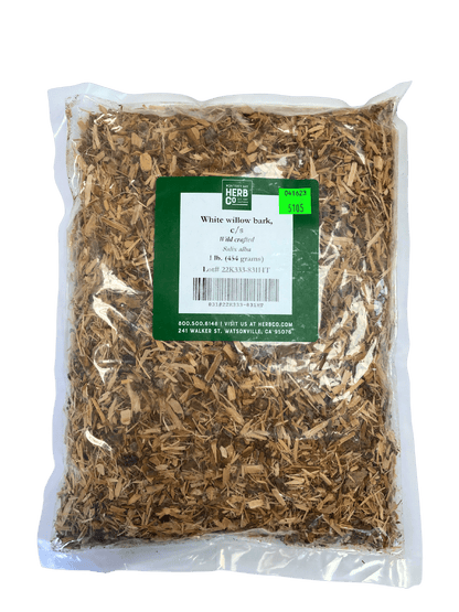 White Willow Bark, Cut, Sifted by Country Life Natural Foods