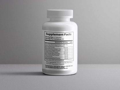 REDZONE-9: Circulation &amp; Vitality Complex 160 Capsules - Horny Goat Weed, Maca Root &amp; Nitric Oxide Support for Male Wellness