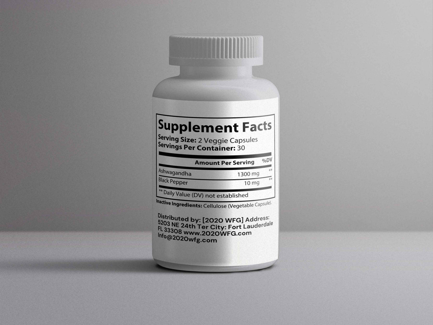 Calmora: Stress Relief Blend - Organic Ashwagandha &amp; Black Pepper