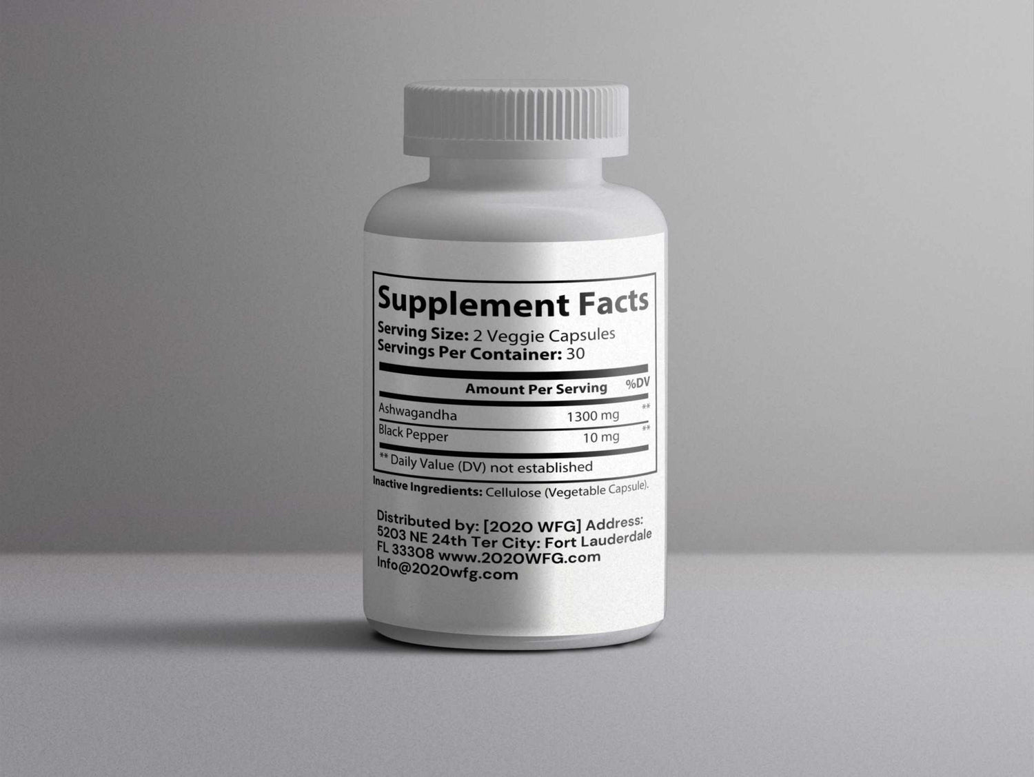 Calmora: Stress Relief Blend - Organic Ashwagandha &amp; Black Pepper