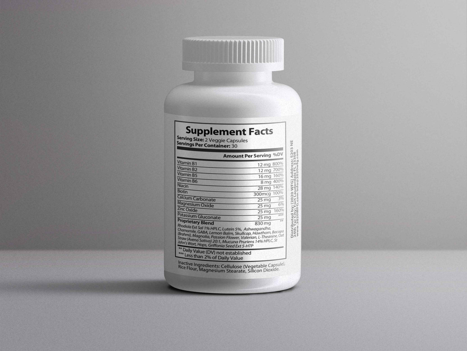 NOXALIN: Stress &amp; Cognitive Support | 60 Capsules – L-Theanine, GABA &amp; B-Complex for Calm Mental Clarity