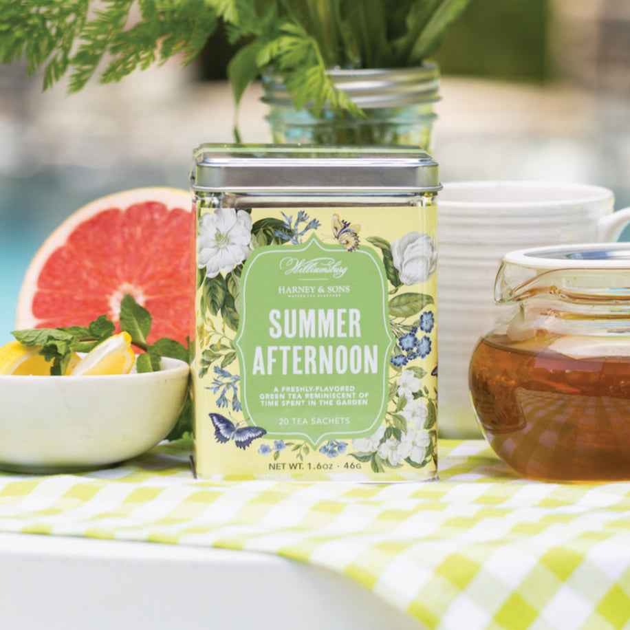 Williamsburg Summer Afternoon Tea, Tin of 20 Sachets