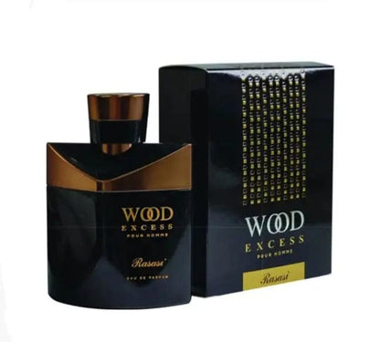 Wood Excess Pour Homme By Rasasi 3.3 oz Eau de Parfum Spray by perfumesandrea