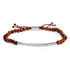Sterling Silver Sand Bead Station Bracelet Bolo by Bids.com