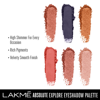 Lakme Absolute Explore Eye Shadow Palette - Desert Sunset