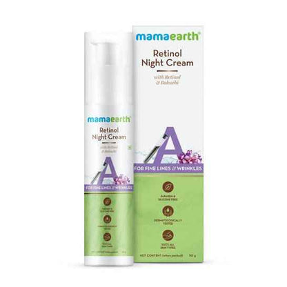 Mamaearth Retinol Night Cream with Retinol &amp; Bakuchi