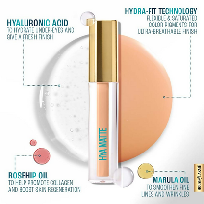 Lakme 9 To 5 Hya Matte Liquid Concealer - Cinnamon