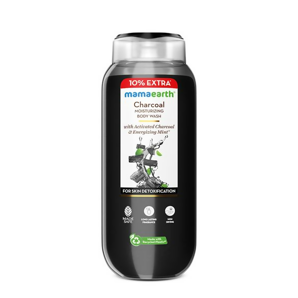 Mamaearth Charcoal Moisturizing Body Wash with Activated Charcoal &amp; Energizing Mint for Skin