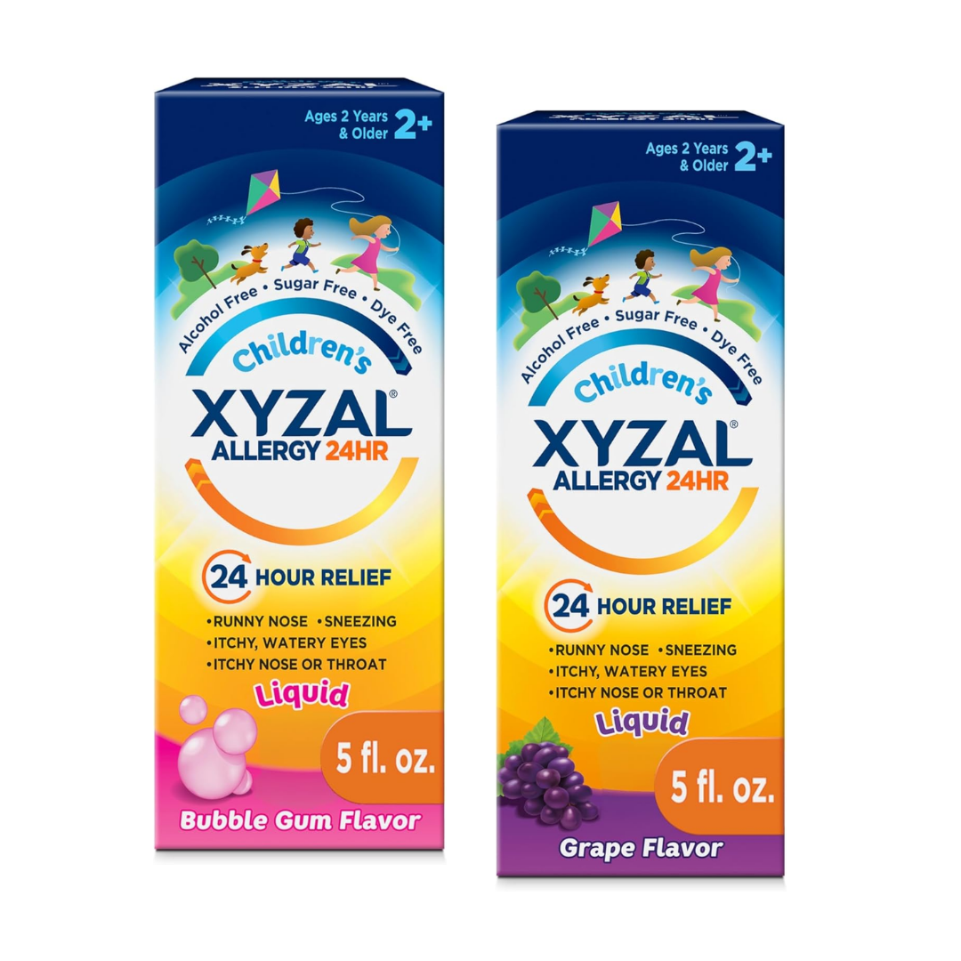 XYZAL Allergy 24HR Syrup Regular/Grape (5 oz) by Farmacias Savia