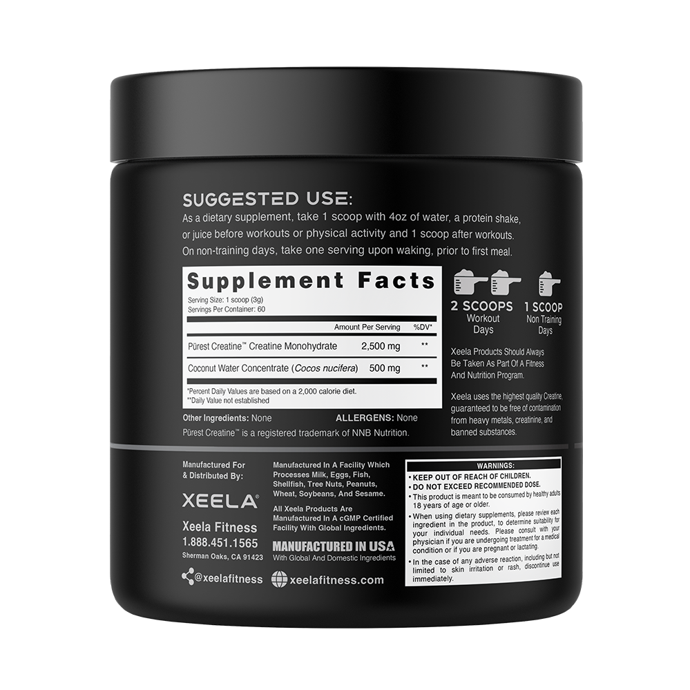 CLEAN CREATINE by Xeela® Fitness