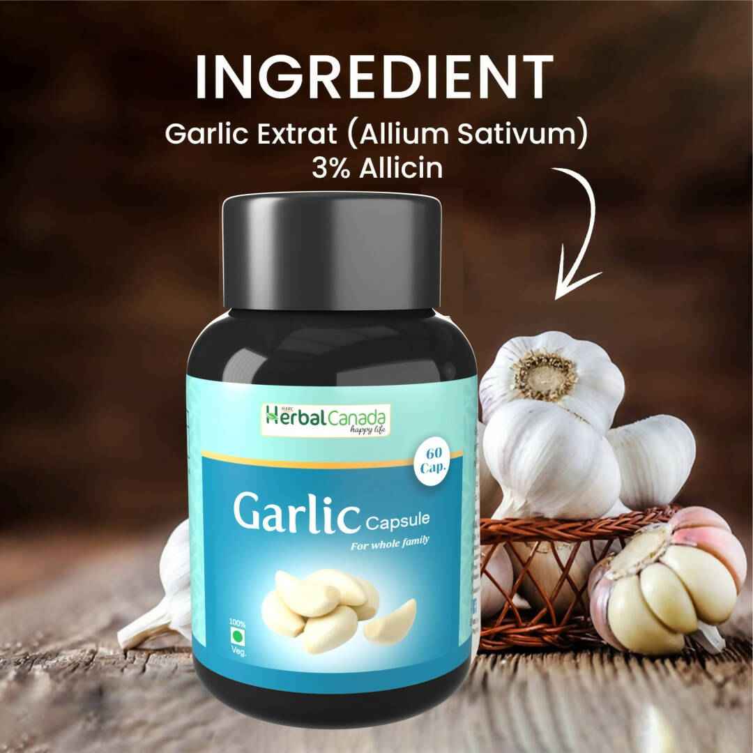 Herbal Canada Garlic Capsules