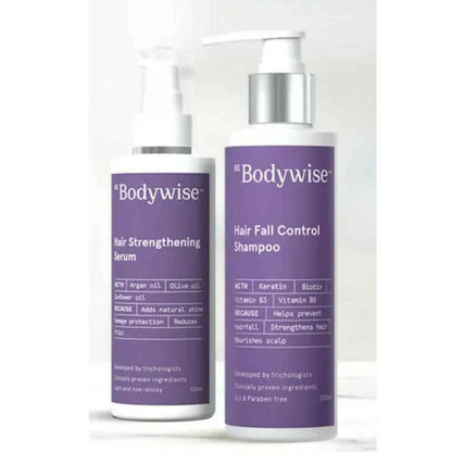 BeBodywise Hair Strengthening Serum and Hair Fall Control Shampoo