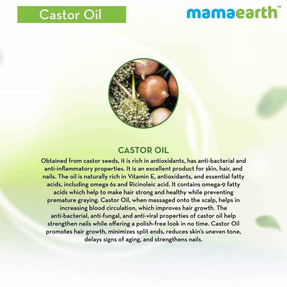 Mamaearth Castor Oil For Skin , Hair and Nails