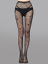 Star-Decorated Mesh Tights - leggings